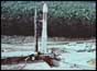 Ariane 1 on launch pad 
