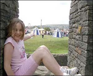 Lauren enjoying the 