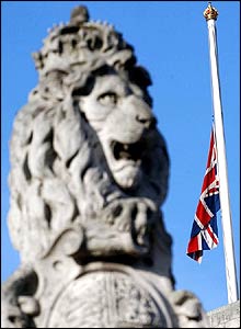 Flag at half-mast