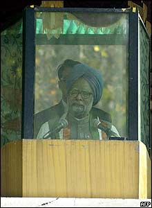Manmohan Singh in Srinagar