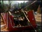 Wreckage of cable car 