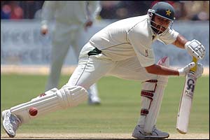 Pakistan's captain Inzamam-ul-Haq 
