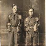 Albert Frederick Russell (on the right) with his friend from Birmingham who was killed. Unfortunately his friends name is unknown by me. Albert Frederick Russell (on the right) with his friend from Birmingham who was killed. Unfortunately his friends name is unknown by me.