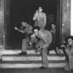 Calcutta, 1944. Me (extreme right) on the steps of one of the the palatial homes of the poet Rabindranath Tagore - opened to the RAF for the duration of the war. Here, I and my friends do a silly burlesque on the steps of the grand entrance. Calcutta, 1944. Me (extreme right) on the steps of one of the the palatial homes of the poet Rabindranath Tagore - opened to the RAF for the duration of the war. Here, I and my friends do a silly burlesque on the steps of the grand entrance.