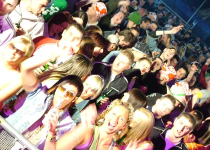 Saturday crowd