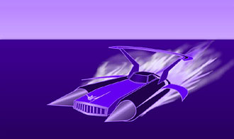 Zaphod's Speedboat on Damogran