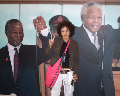Images of Nelson Mandela's freedom