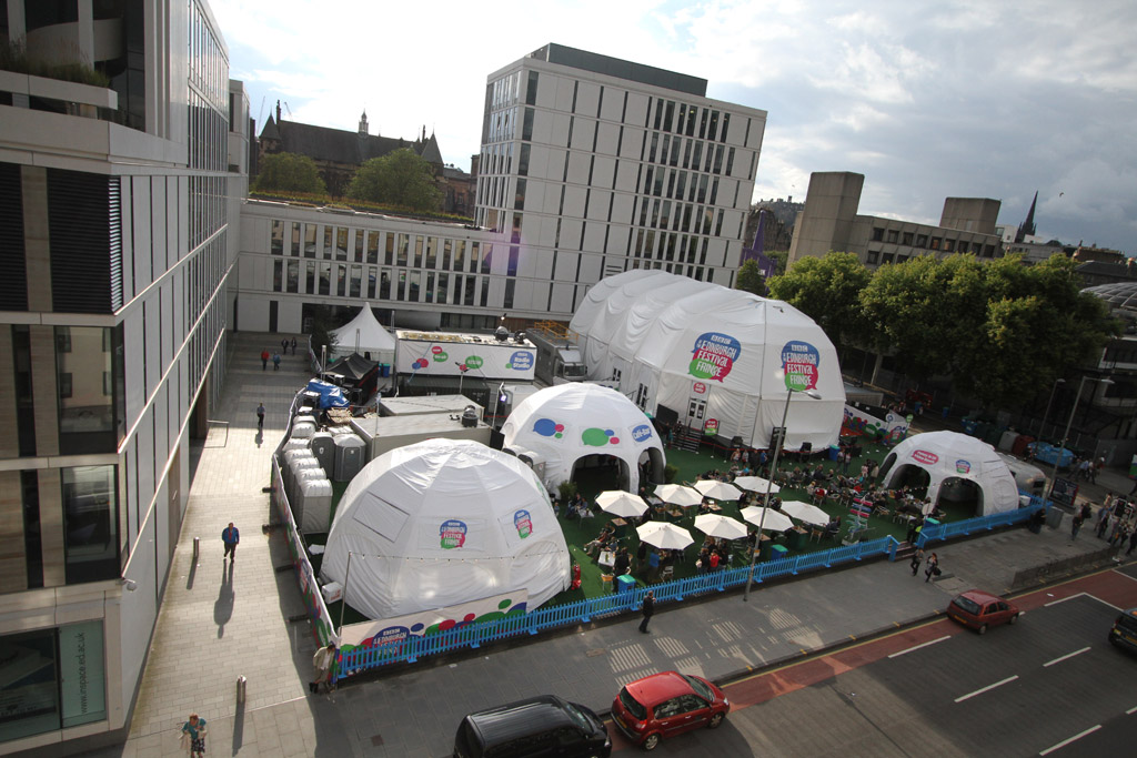 The site from above