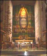 Inside Coventry Cathedral