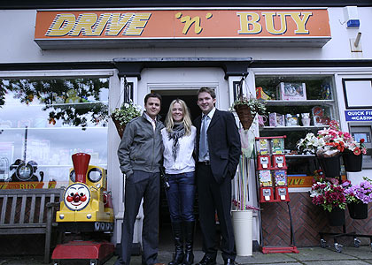 On the set of Hollyoaks