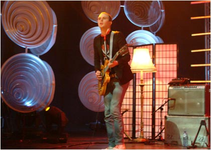 Razorlight on stage at the R1 / TOTP Christmas Party
