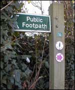 A waymark