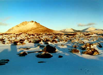 Bearnagh in snow