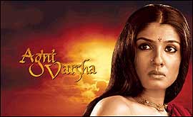 Raveena Tandon in Agni Varsha