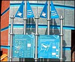 The Lincoln City Council Tourist Information boards next to Lucy Tower car park.