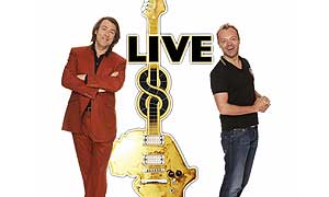Live 8 on the BBC with Jonathan Ross and Graham Norton