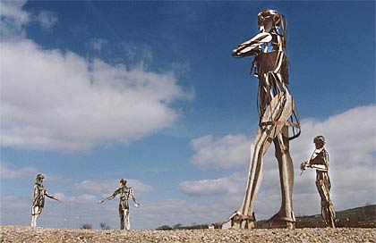 The Millennium Sculpture in Strabane