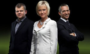 Sports Personality Of The Year 2007 presenters: (L-R) Adrian Chiles, Sue Barker and Gary Lineker