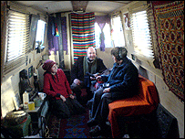 Miranda, Martin and Susie on board
