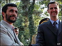 محمود احمدی نژاد و بشار اسد