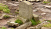 The old marker post for Llanthony