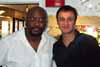 Mike with Chris Bisson