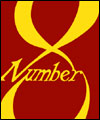 Number 8 logo