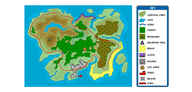 Map and key