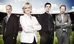 John McEnroe, Sue Barker, Tim Henman and Boris Becker