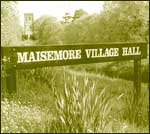 Maisemore Village Hall sign