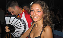 Girl in a nightclub