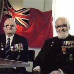 The poet Bill Dixon, on the right, and the subject of the poem, Bob Lang, being interviewed for the Merchant Navy Project in Liverpool in 2004. Both are members of the Blackpool Merchant Navy Association. The poet Bill Dixon, on the right, and the subject of the poem, Bob Lang, being interviewed for the Merchant Navy Project in Liverpool in 2004. Both are members of the Blackpool Merchant Navy Association.