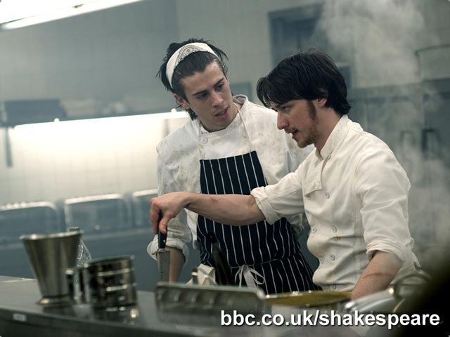 Joe Macbeth and Malcolm Docherty (James McAvoy and Toby Kebbell)