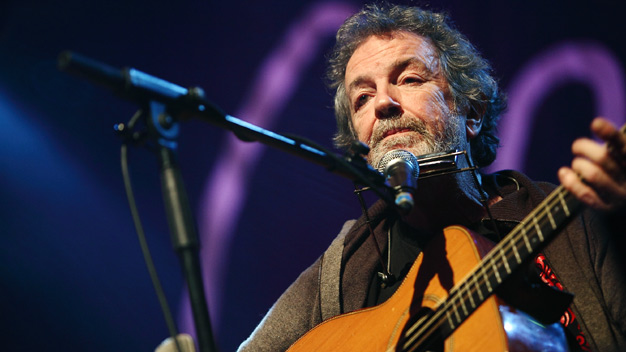 Andy Irvine live at the Old Fruitmarket. Photo by John Lewis.