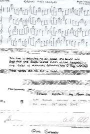 Sheet of Music about Cambes Wood