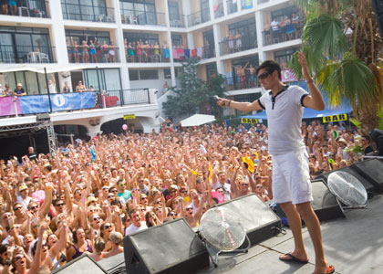 Vernon, Annie Mac and Tong at Ibiza Rocks