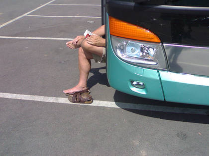 Who's feet are these?