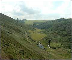 The Valley from Stoke down to the sea