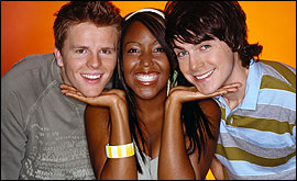 Picture: Jake, Angellica and Simon