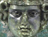 A carving taken from a vessel found at a site of objects used by the local elite - at Roman Verulamium