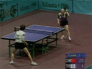 Deng Yaping wins the gold medal in Atlanta