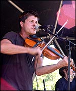 Seth performing live