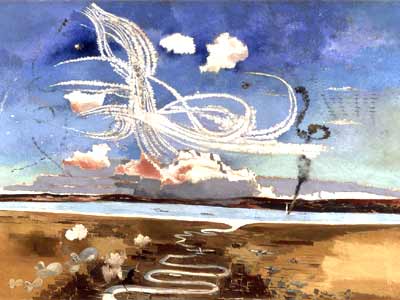 Battle of Britain 1941  by Paul Nash (Oil on canvas) 121.9 x 182.8