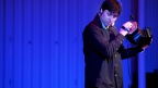 Spiers and Boden live at City Halls. Photo by Louis Decarlo.