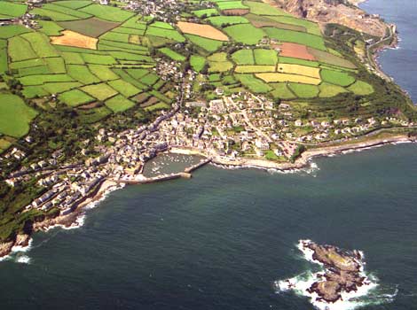 Mousehole from the air