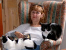 Janie and cats