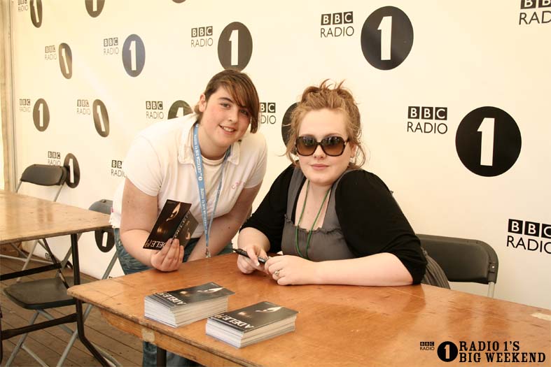 Signing sessions with Adele