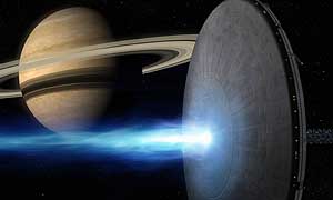 Pegasus ignites its main engines to head to the outer solar system and its rendezvous with Pluto over 2.6 billion miles away