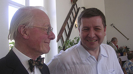 Julian Hendy with his father, Philip, June 2005 (image: BBC/Echo Films/Julian Hendry)