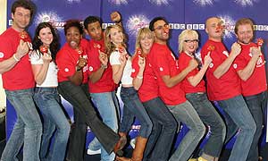 Celebrity students: Nick Knolwes, Dawn Steele, Gina Yashere, Reggie Yates, Debra Stephenson, Edith Bowman, Chris Colquhoun, Jenny Éclair, Al Murray and Jon Culshaw
